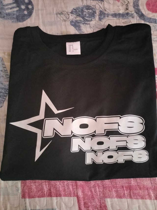 Camiseta manga corta negra NOFS