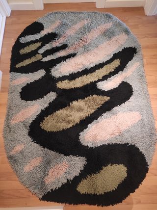 ALFOMBRA de lana he ha a mano