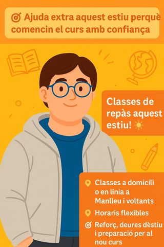 Suport escolar durant l'estiu