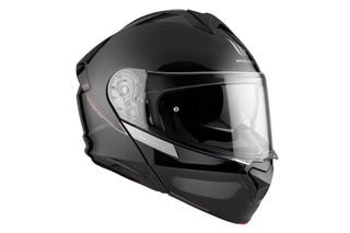 Casco Genesis Solid A1 Negro brillo modular.