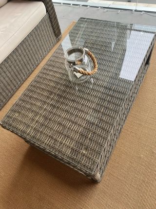 Sillones y mesa jardin