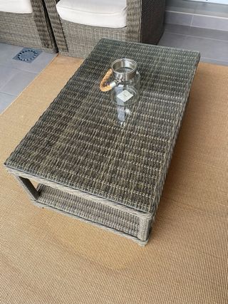 Sillones y mesa jardin