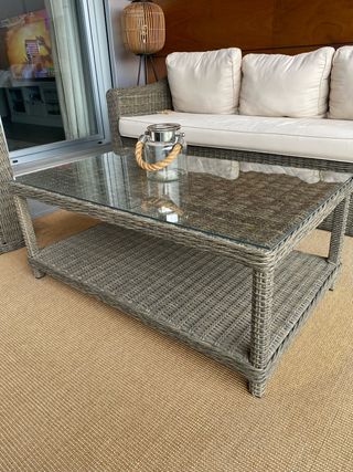 Sillones y mesa jardin