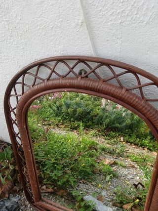 ESPEJO MIMBRE VINTAGE