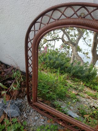 ESPEJO MIMBRE VINTAGE