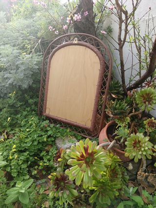 ESPEJO MIMBRE VINTAGE