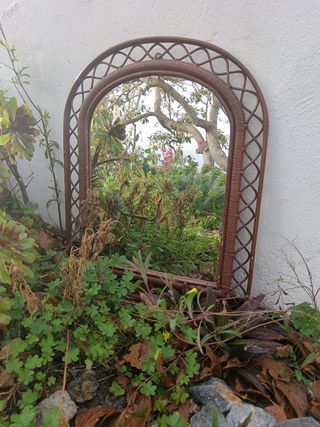 ESPEJO MIMBRE VINTAGE