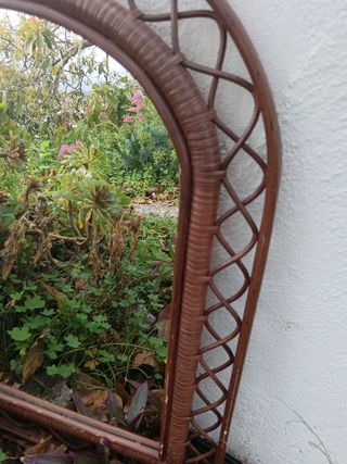 ESPEJO MIMBRE VINTAGE