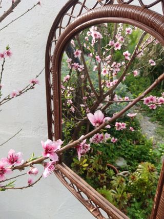 ESPEJO MIMBRE VINTAGE