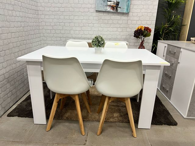 MESA DE COMEDOR MADERA TARA VARIOS COLORES