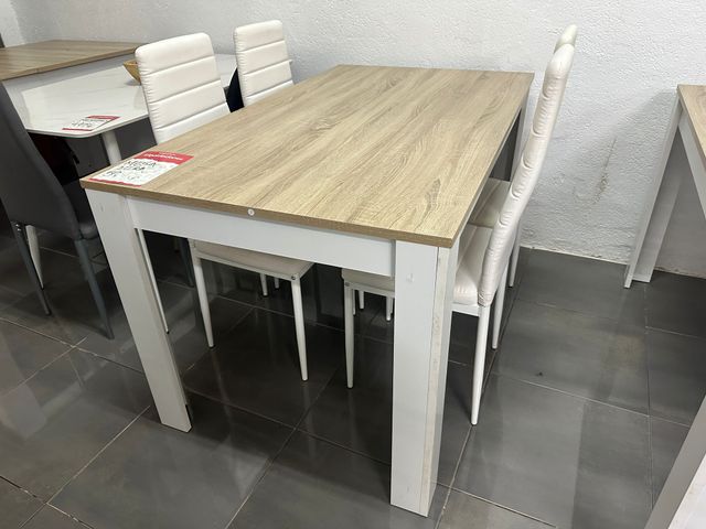 MESA DE COMEDOR MADERA TARA VARIOS COLORES