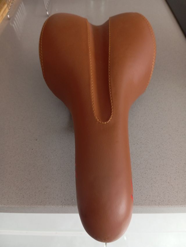 Sillín biciclera Vader cuero