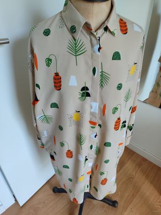 Vestido camisero Monki