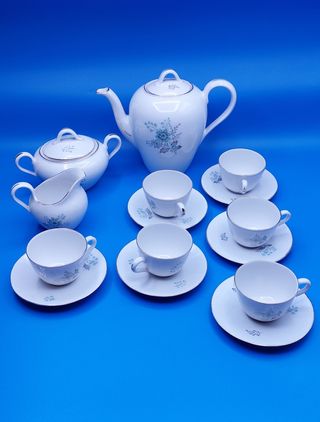 Servizio 17 pezzi Caffè Porcellana Anni 50 KOROK