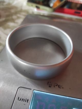 Pulsera plateada pvc