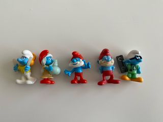 Personaggi in plastica misti Puffi Peyo