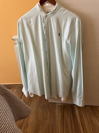 Camisa scalpers hombre cuello mao