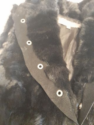 Chaleco negro piel