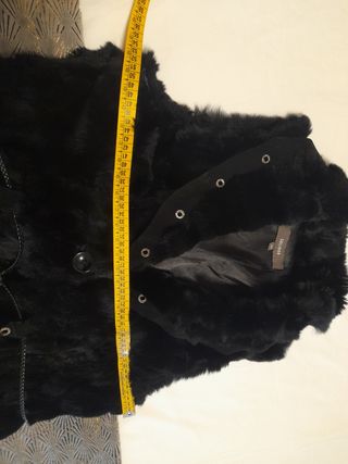 Chaleco negro piel