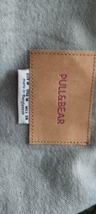 Cazadora vaquera gris talla M (Pull&Bear)