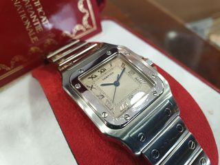 Cartier Santos Galbee 29x41 caja y papeles
