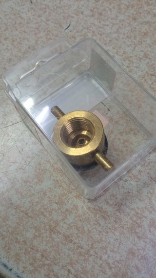 Adaptador, convertidor de gas