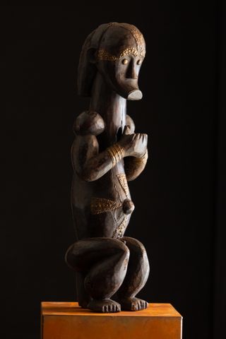 Antiguo Relicario Fang. Arte Africano.