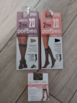 6 Paia di Gambaletti Nuovi Impacchettati