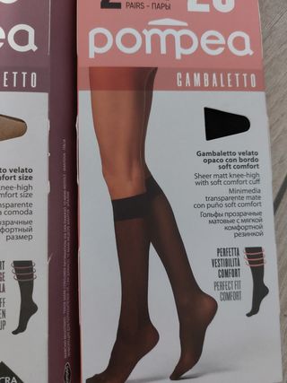 6 Paia di Gambaletti Nuovi Impacchettati