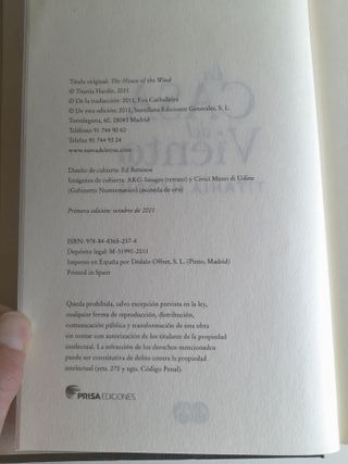 La casa del viento. Titania Hardie.