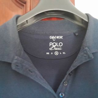 polo pique talla M mujer azul easy wear