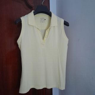 polo pique mujer talla M Color rosa easy wear