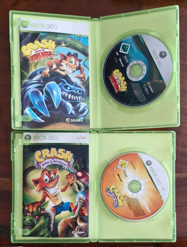 🇪🇦 Lote 2 juegos Crash para Xbox 360
