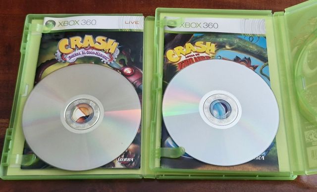 🇪🇦 Lote 2 juegos Crash para Xbox 360
