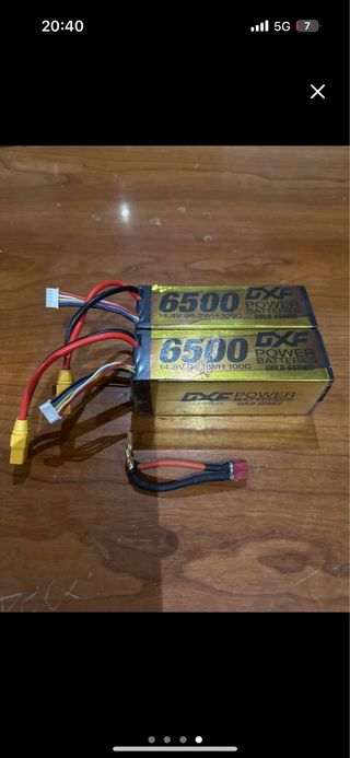 2 baterias 6500, 14,8V 