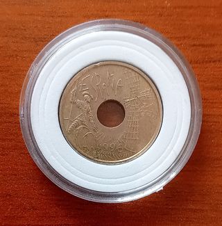 25 Pesetas España año 1996 , Castilla la Mancha