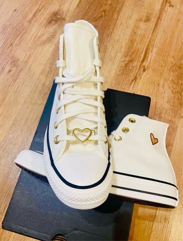 Converse talla 36.5 blancas nuevas