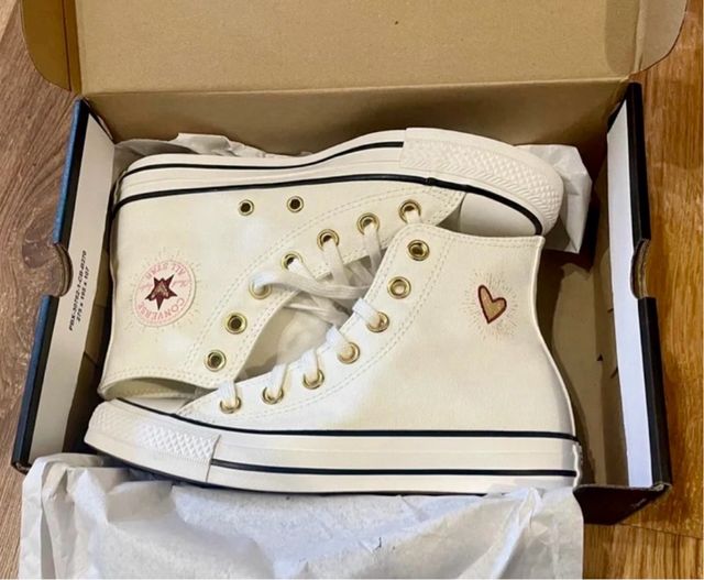 Converse talla 36.5 blancas nuevas
