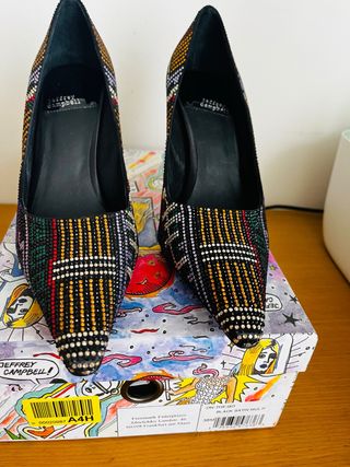 Zapato vestir tacon Jeffrey Cambell n38