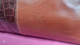 Bolso piel XL tipo Vintage de piel