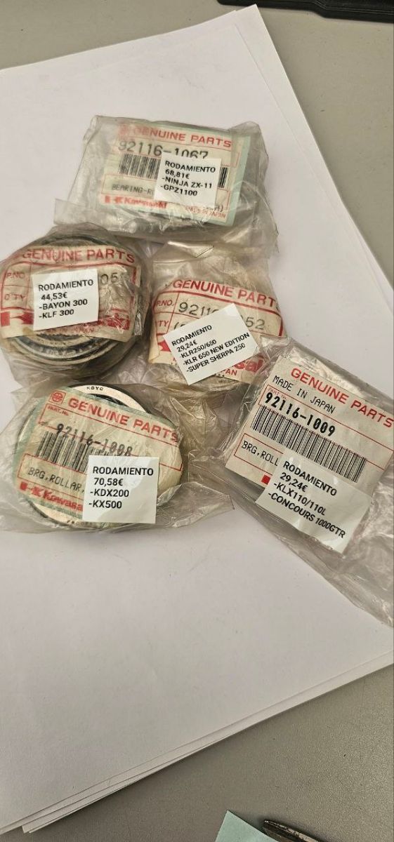 Rodamientos Kawasaki 