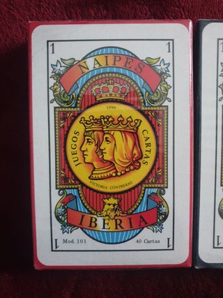 Cartas Naipes españoles