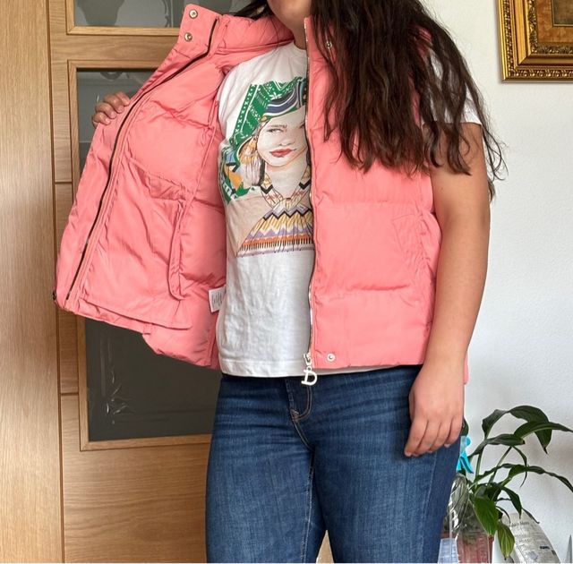 Chaleco rosa palo