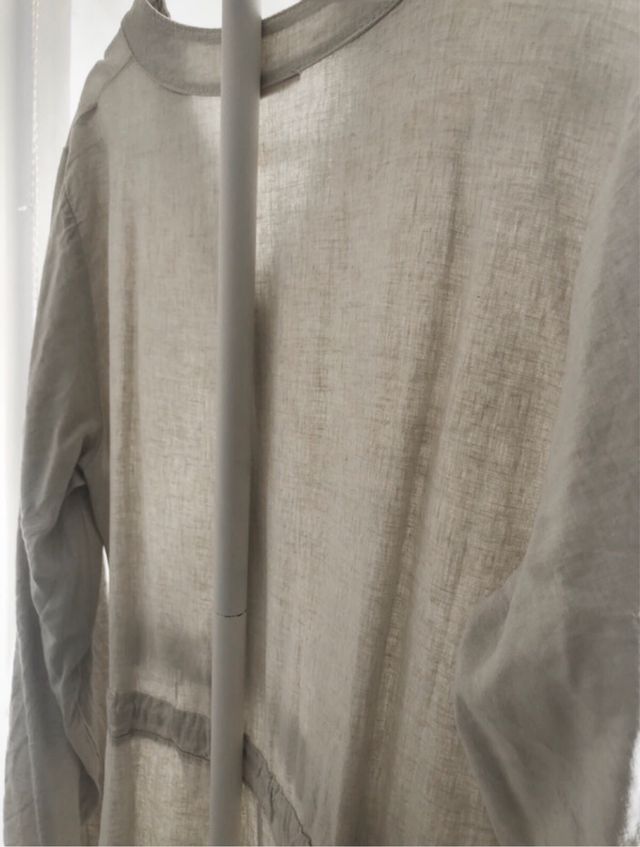 Vestido largo beige informal de Sense