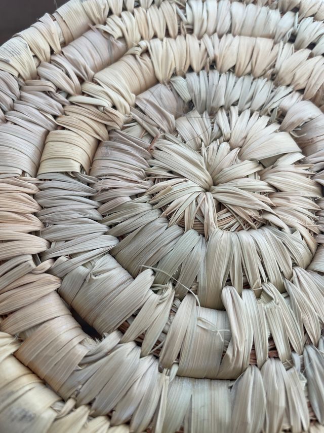 Cesta mimbre natural