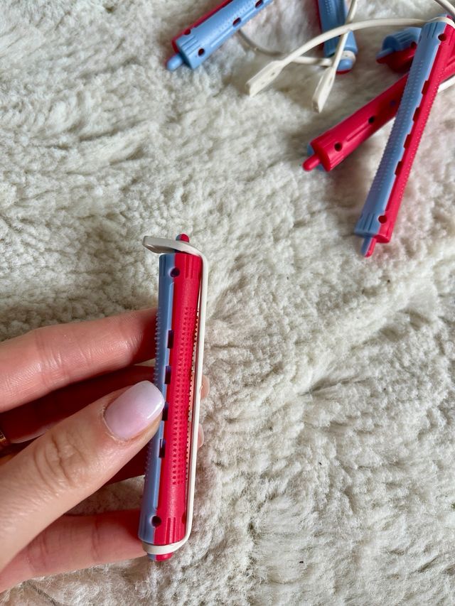 Bigudies largos peluquería