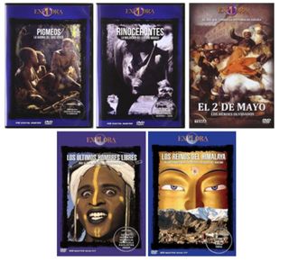 PACK 5 DVD DOCUMENTALES EXPLORA