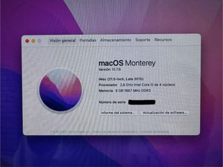 iMac 21.5 pulgadas