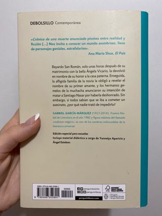 Crónica de una muerte anunciada (edición escolar)