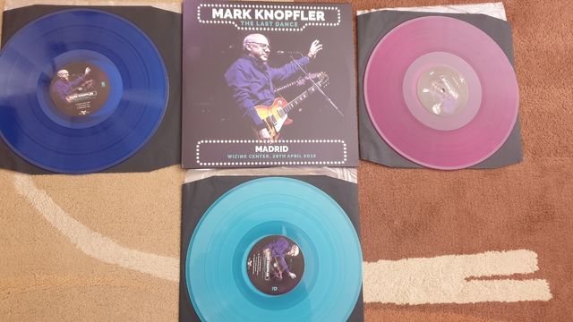 Triple vinilo LP mark knopfler Madrid 2019